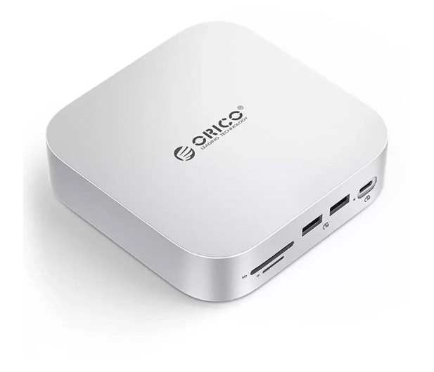 Orico MiniLink 9w1 z kieszenią na dysk twardy - srebrna - 1486729 - zdjęcie
